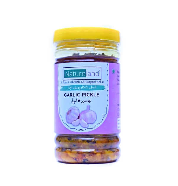 Natureland Shikarpuri Garlic Pickle in Oil 500g