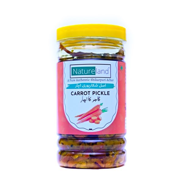 Natureland Shikarpuri Carrot Pickle in Oil 500g