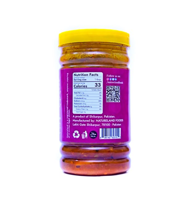 Natureland Shikarpuri Onion Pickle 500g - Image 3
