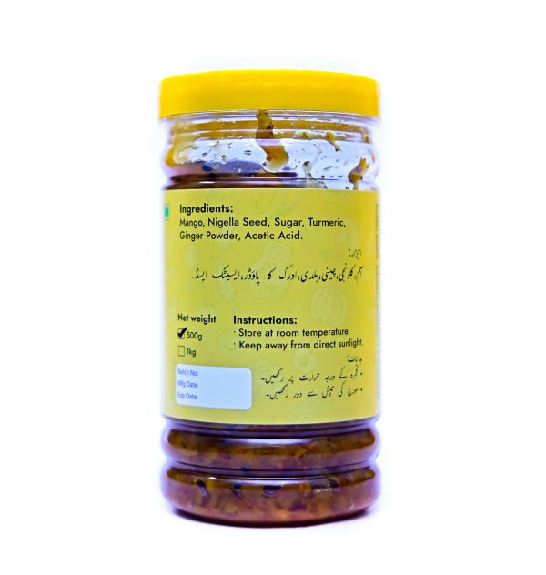 Natureland Shikarpuri Mango Chutney Sweet & Sour 500g - Image 3