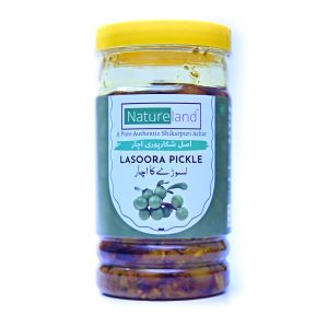 Natureland Shikarpuri Lasoora Pickle in Oil 500g