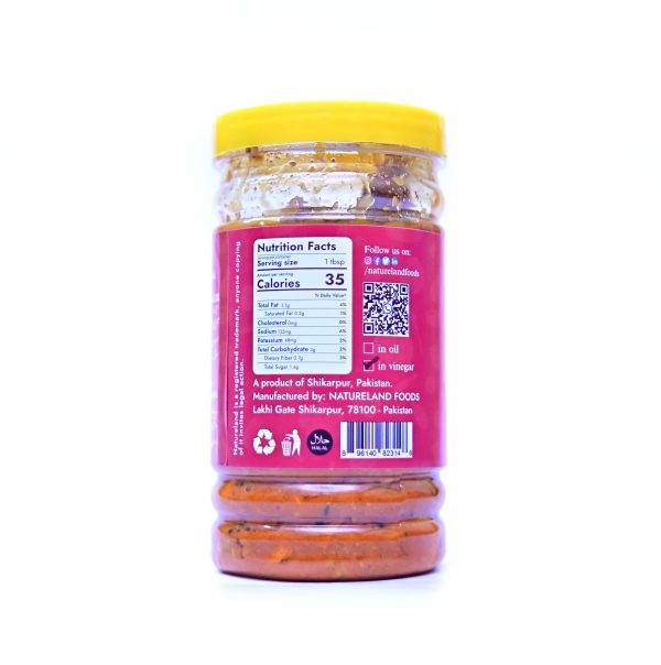 Natureland Shikarpuri Mixed Pickle in Vinegar 500g - Image 3