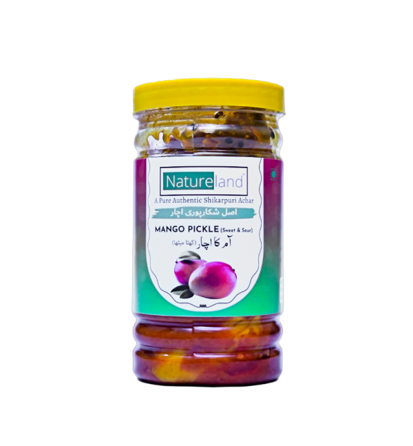 Natureland Shikarpuri Sweet & Sour Mango Pickle 500g